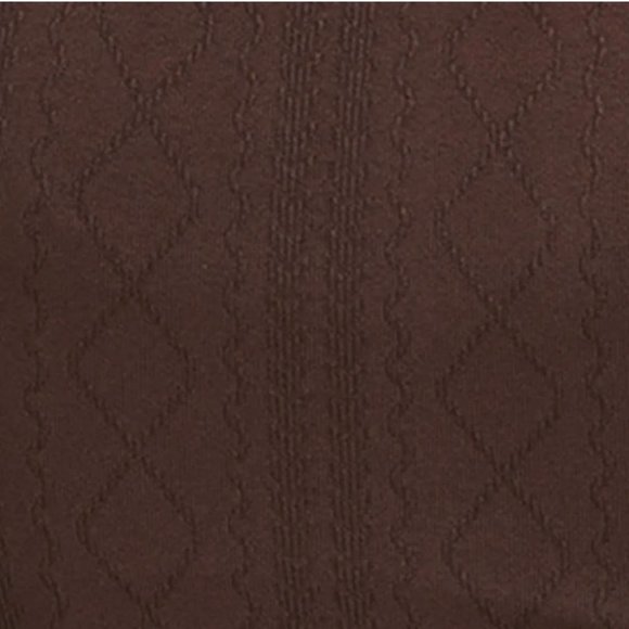 Women's Seamless Cable Knit 7/8 Leggings - Joylab Dark Brown L New With Tags 1 - Picture 3 of 4